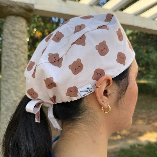 Bear Scrub Cap