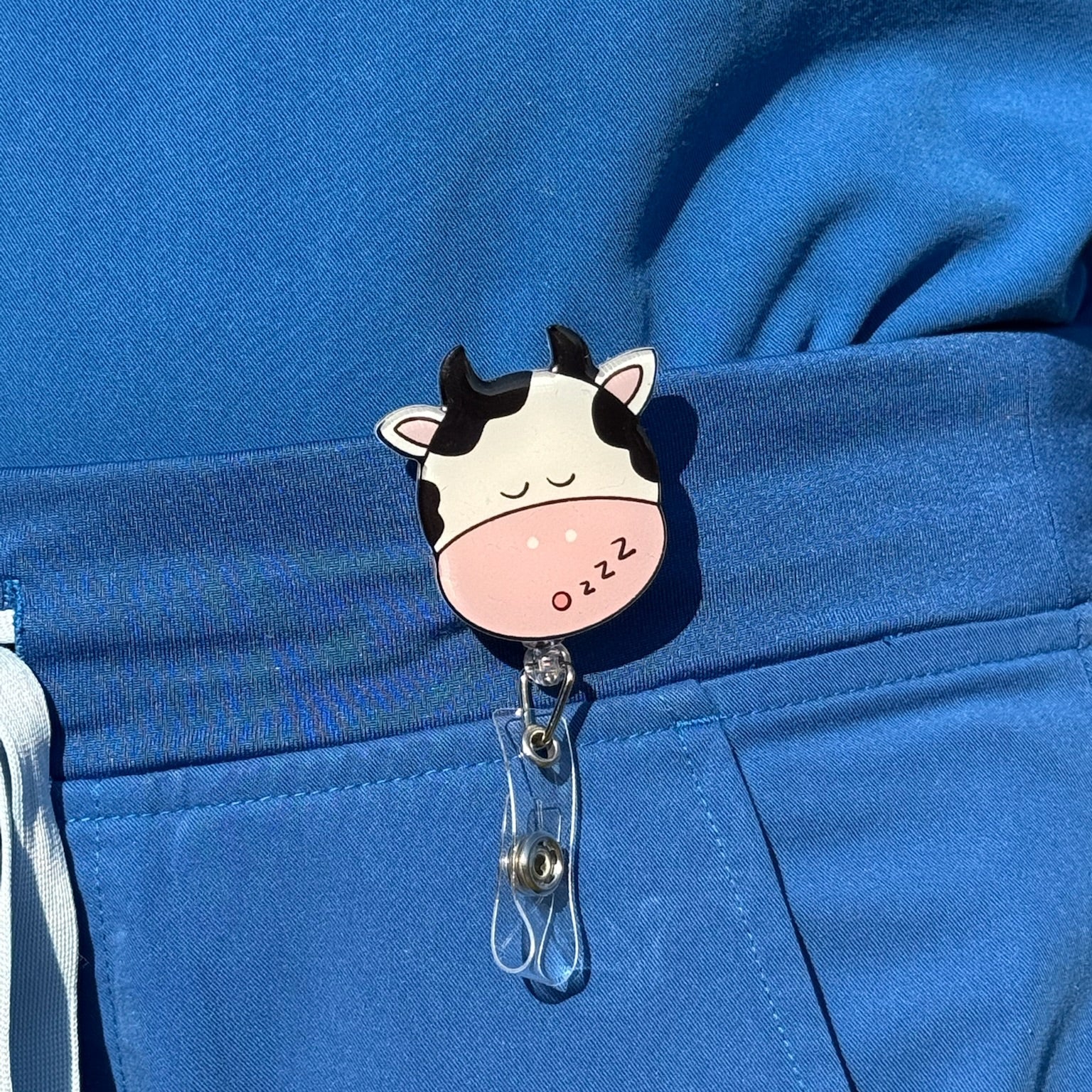 Cow Badge Reel