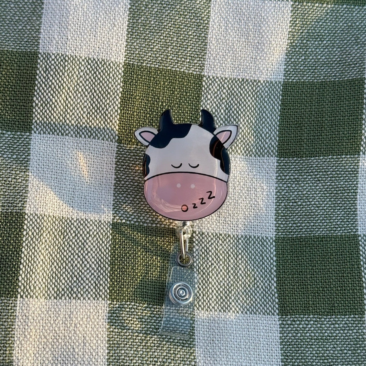Cow Badge Reel
